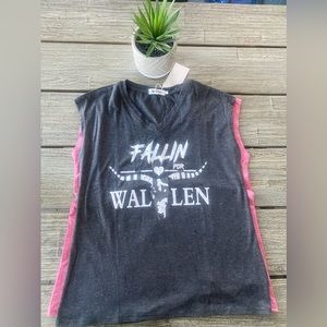 NWT “Fallen For Wallen” Women's Tank Top, Morgan Wallen, Sz Small
